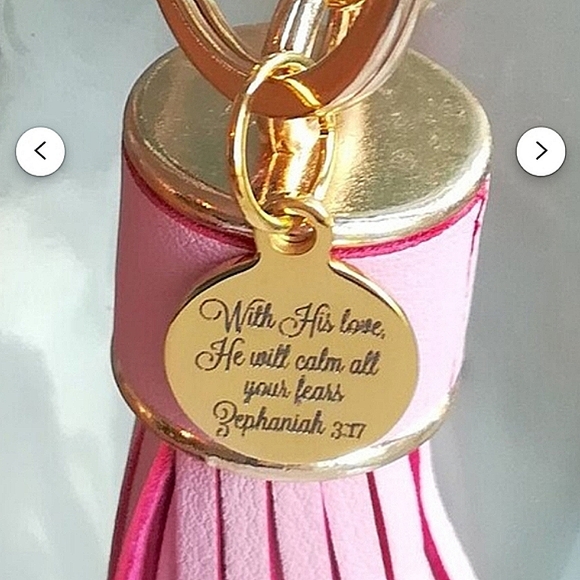Christian Bible Verse Scripture Keyring - Picture 3 of 7